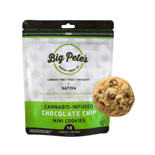 COOKIES 10PK [100MG] CHOCOLATE CHIP SATIVA - 100 MG - 10 PACK product image