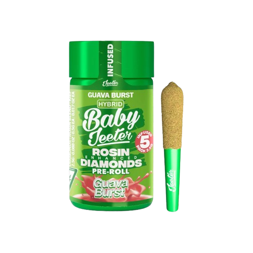 BABY JEETER INFUSED PREROLL 5PK [2.5G] GUAVA BURST - 2.5 G - 5 PACK product image