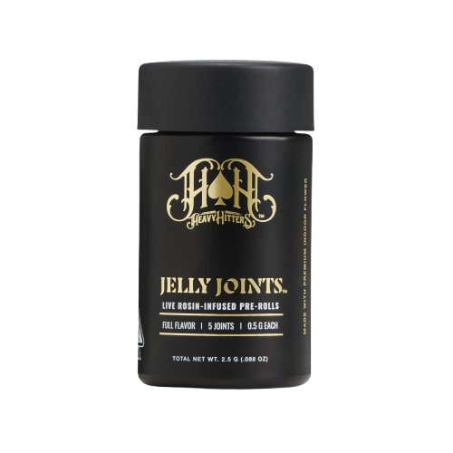 ROSIN JELLY INFUSED PREROLL 5PK [2.5G] GRAPE JELLY DONUT X HONEY BANANA - 2.5 G - 5 PACK