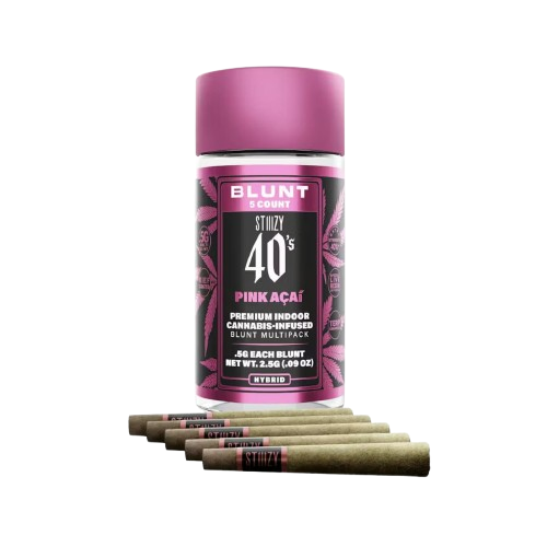 INFUSED 40'S MINI BLUNT 5PK [2.5G] PINK ACAI