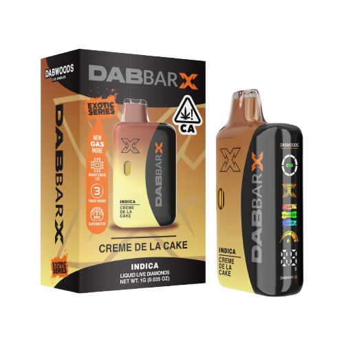 DAB BAR X EXOTICS LIQUID DIAMOND READY TO USE VAPORIZER [1G] CREME DE LA CAKE - 1 G product image