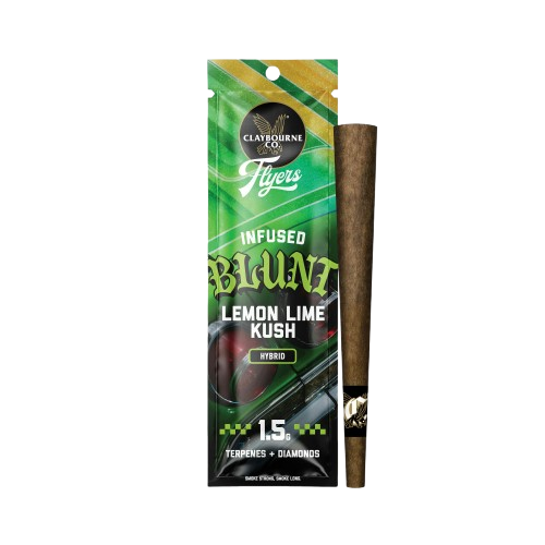 FLYERS INFUSED BLUNT PREROLL [1.5G] LEMON LIME KUSH - 1.5 G product image