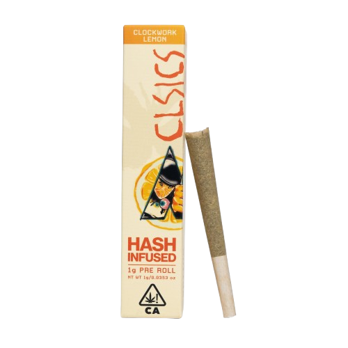 HASH INFUSED PREROLL [1G] CLOCKWORK LEMON - 1 G
