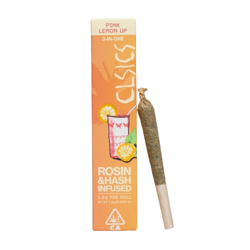 TRIFECTA HASH INFUSED PREROLL [1.2G] PINK LEMON UP - 1.2 G