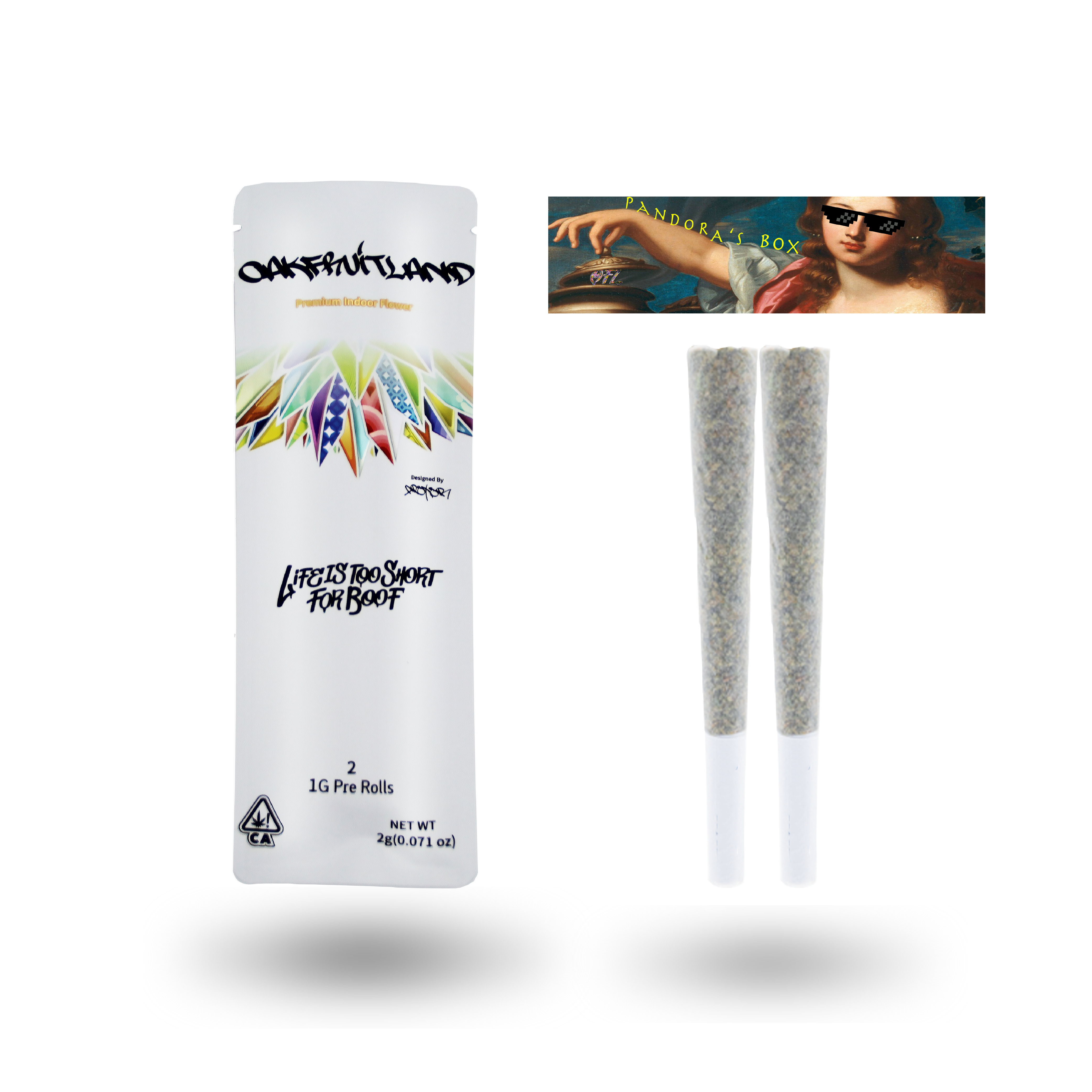 PREROLL 2PK [2G] PANDORA'S BOX - 2 G - 2 PACK product image