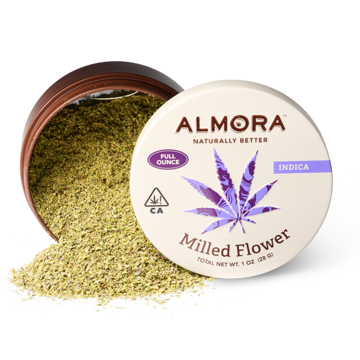 ALMORA FARM - MILLED FLOWER [28G] INDICA BLEND - 1oz in Fairfield