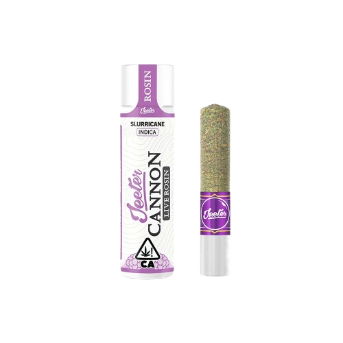 LIVE ROSIN BABY CANNON INFUSED PREROLL [1.3G] SLURRICANE - 1.3 G