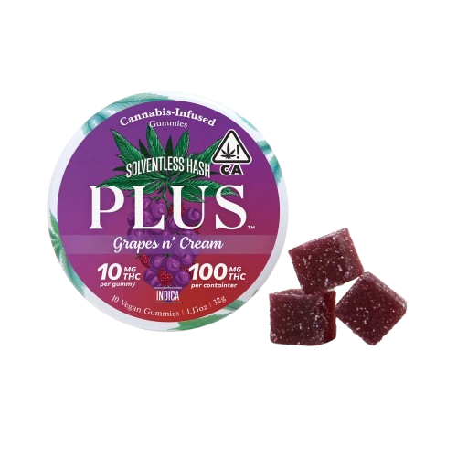 STRAINS SOLVENTLESS GUMMIES 10PK [100MG] GRAPES N CREAM - 100 MG - 10 PACK product image