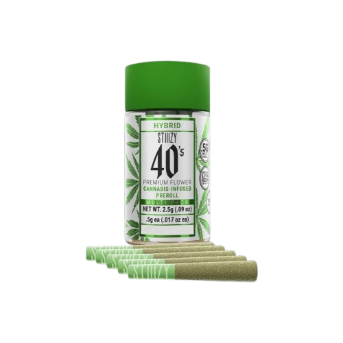 INFUSED 40'S MINI BLUNT 5PK [2.5G] SUPER LEMON HAZE - 2.5 G - 5 PACK