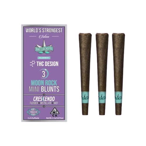 PEE-WEE MOON ROCK MINI BLUNT PREROLL 3PK [2.1G] CRESCENDO - 2.1 G - 3 PACK product image