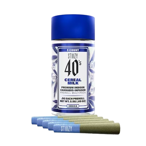 INFUSED 40'S PREROLL 5PK [2.5G] CEREAL MILK - 2.5 G - 5 PACK