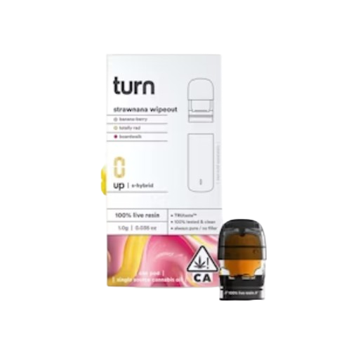 TURN UP LIVE RESIN POD [1G] STRAWNANA WIPEOUT - 1 G product image