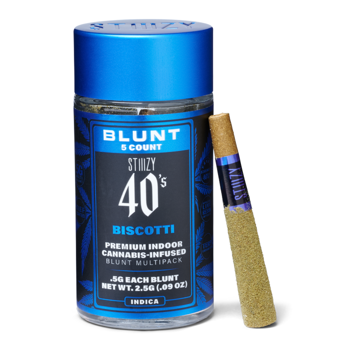 INFUSED 40'S MINI BLUNT 5PK [2.5G] BISCOTTI product image