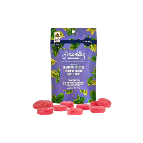FRUIT CHEWS 10PK [100MG] CBN SWEET JAMBERRY - 100 MG - 10 PACK product image