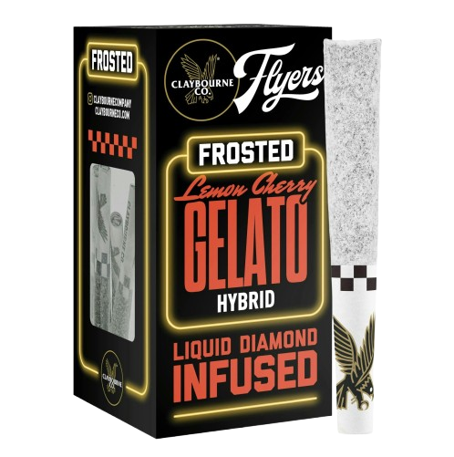 FROSTED FLYERS INFUSED PREROLL 5PK [2.5G] LEMON CHERRY GELATO - 2.5 G - 5 PACK product image