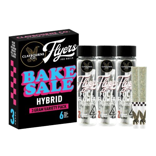 PREROLL VARIETY 6PK BAKE SALE [3G] BG + KC + PE - 3 G - 6 PACK