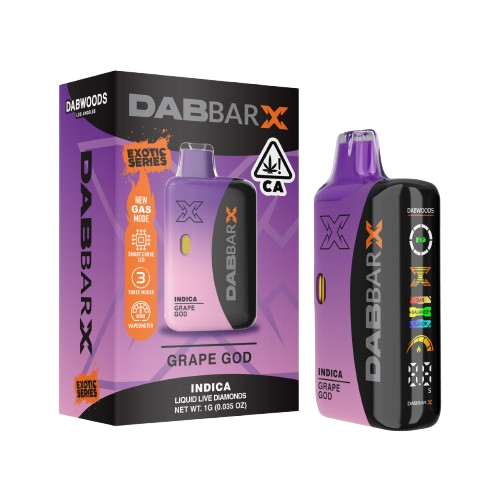 DAB BAR X EXOTICS LIQUID DIAMOND READY TO USE VAPORIZER [1G] GRAPE GOD - 1 G product image