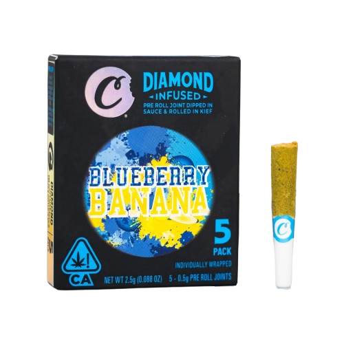 INFUSED PREROLL 5PK [2.5G] BLUEBERRY BANANA - 2.5 G - 5 PACK product image