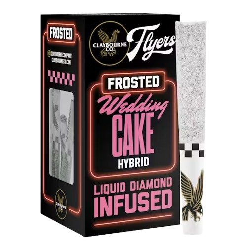 FROSTED FLYERS INFUSED PREROLL 5PK [2.5G] WEDDING CAKE - 2.5 G - 5 PACK product image