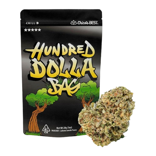 HUNDRED DOLLAR BAG FLOWER [28G] CHILL GARFIELD - 28 G product image