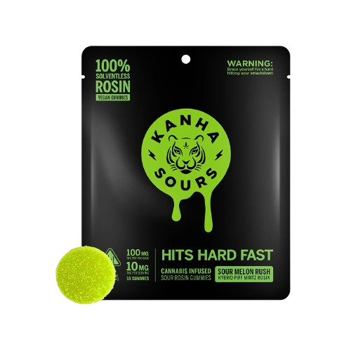 NANO GUMMIES 10PK [100MG] SOUR MELON RUSH - 100 MG - 10 PACK product image