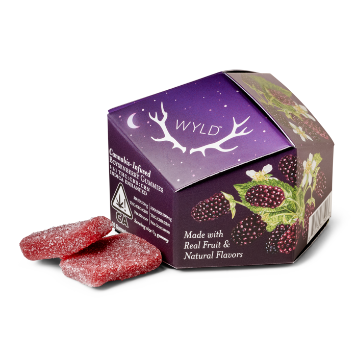 GUMMIES 10PK [100MG] 1:1:1 THC:CBD:CBN BOYSENBERRY product image
