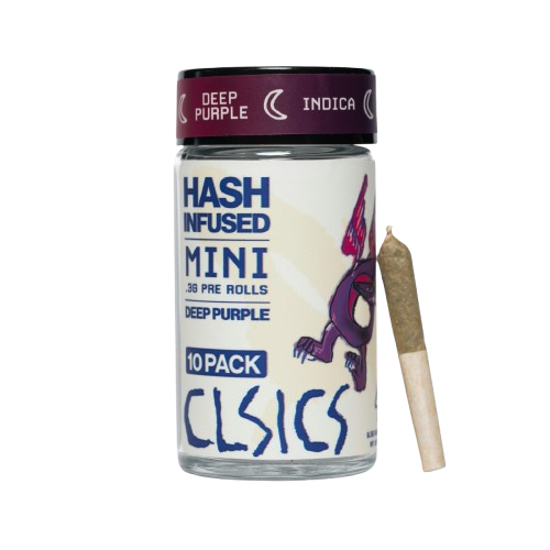 HASH INFUSED PREROLL 10PK [3G] DEEP PURPLE - 3 G - 10 PACK