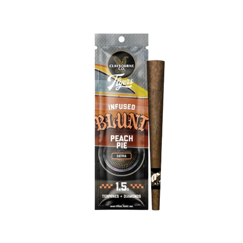 FLYERS INFUSED BLUNT PREROLL [1.5G] PEACH PIE - 1.5 G product image
