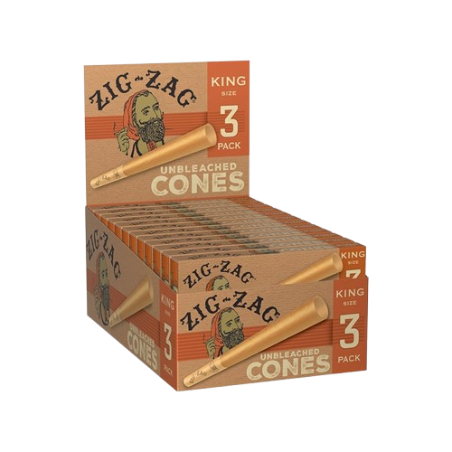 UNBLEACHED KING SIZE CONES - ONE SIZE 3PACK product image