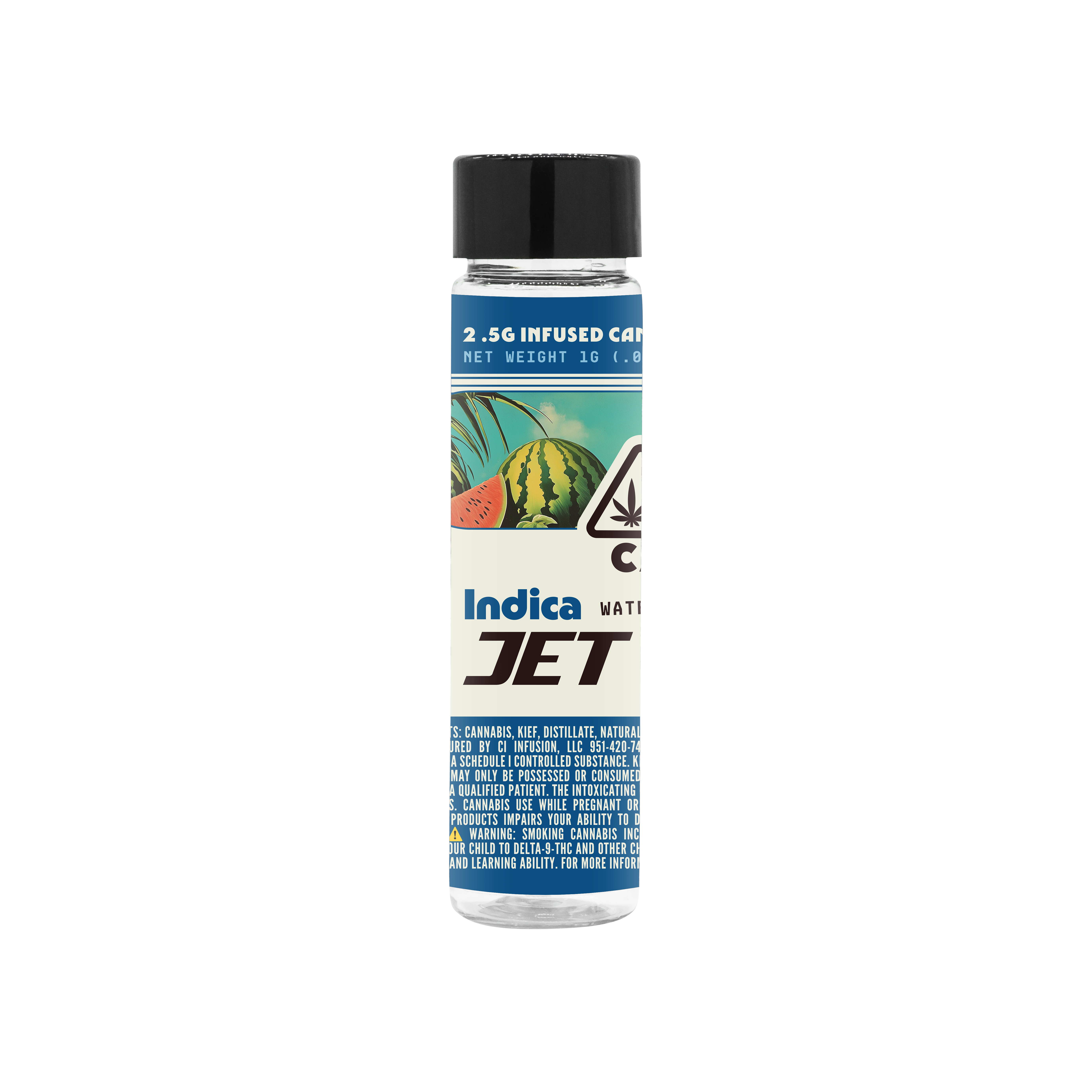 FLASH - INFUSED KIEF COATED PREROLL 2PK [1G] WATERMELON WAVE product image