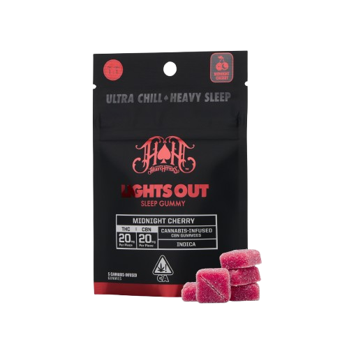 GUMMIES 5PK [100MG] 1:1 THC:CBN MIDNIGHT CHERRY - 100 MG product image