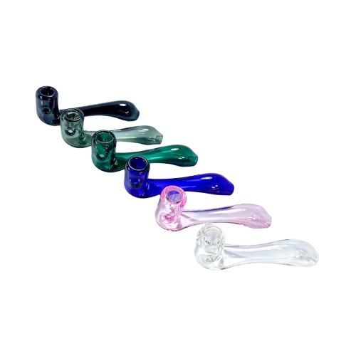 4" CLASSIC MINI SHERLOCK HAND PIPE [ASSORTED COLORS] - ONE SIZE