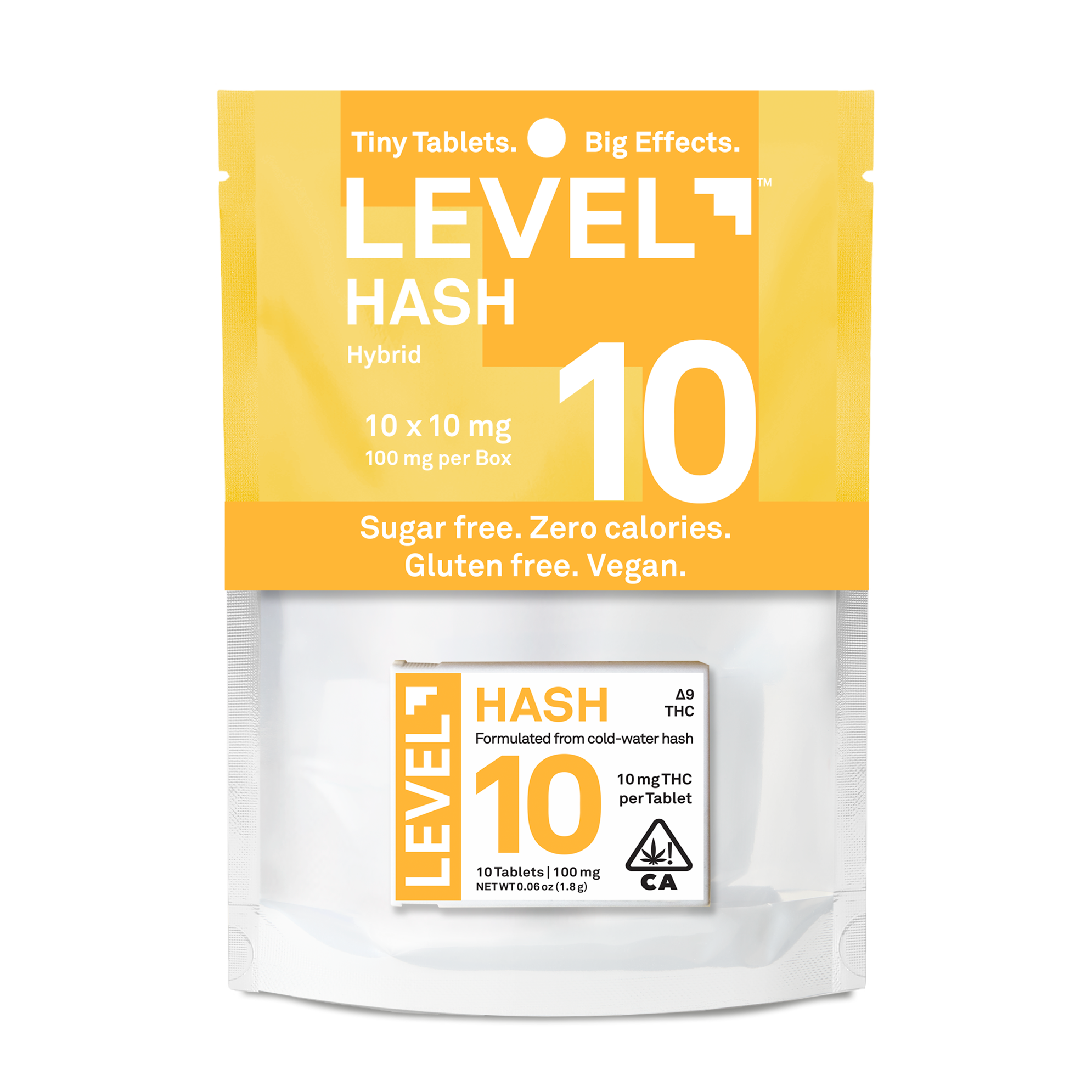 LEVEL 10 TABLET 10PK [100MG] HASH - 100 MG - 10 PACK product image