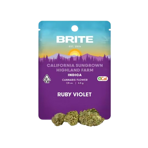 HIGHLAND FARM OCAL FLOWER [3.5G] RUBY VIOLET - 3.5 G