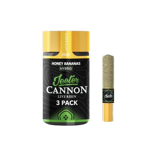 LIVE RESIN BABY CANNON INFUSED PREROLL 3PK [1.5G] HONEY BANANA - 1.5 G - 3 PACK