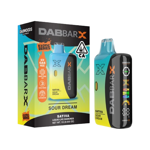 DAB BAR X EXOTICS LIQUID DIAMOND READY TO USE VAPORIZER [1G] SOUR DREAM - 1 G product image