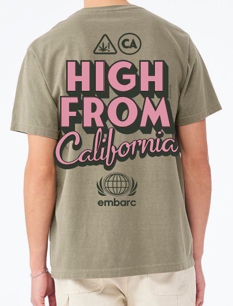 HIGH FROM RIVERSIDE SHORT SLEEVE OLIVE [2XL] - 2XL