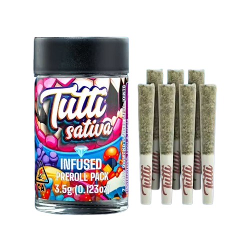 DIAMOND INFUSED PREROLL 7PK [3.5G] YUZU FLAMBE - 3.5 G - 7 PACK product image