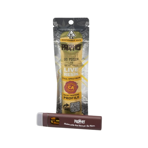 QUEST LIVE RESIN READY TO USE VAPORIZER [1G] OG POISON - 1 G product image