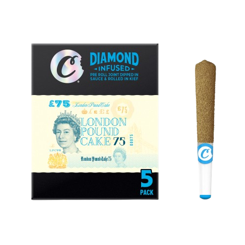 INFUSED PREROLL 5PK [2.5G] LONDON POUND CAKE 75 - 2.5 G - 5 PACK