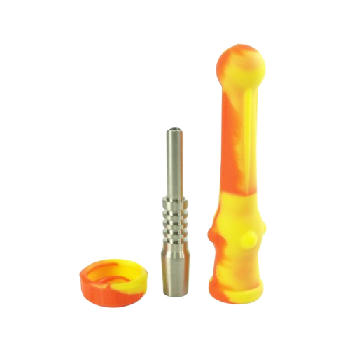 SILICONE HONEY STRAW WITH TITANIUM TIP - ONE SIZE product image