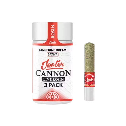 LIVE ROSIN BABY CANNON INFUSED PREROLL 3PK [1.5G] TANGERINE DREAMZ - 1.5 G - 3 PACK