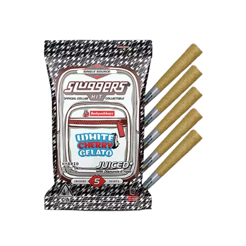 JUICED INFUSED PREROLL 5PK [3.5G] WHITE CHERRY GELATO DIAMOND EDITION - 3.5 G - 5 PACK