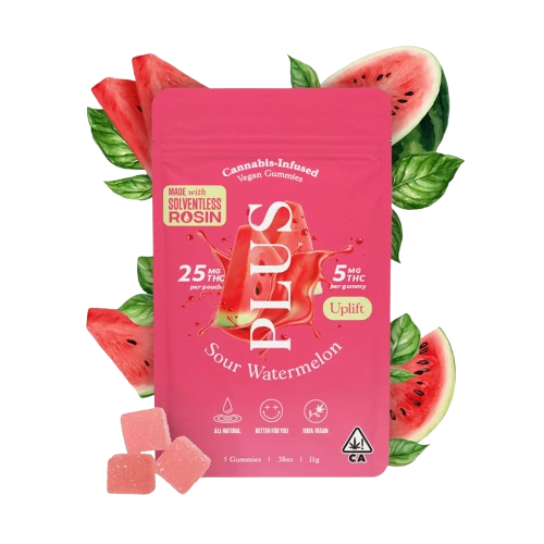 CLASSIC GUMMIES 5PK [25MG] UPLIFT SOUR WATERMELON - 25 MG - 5 PACK
