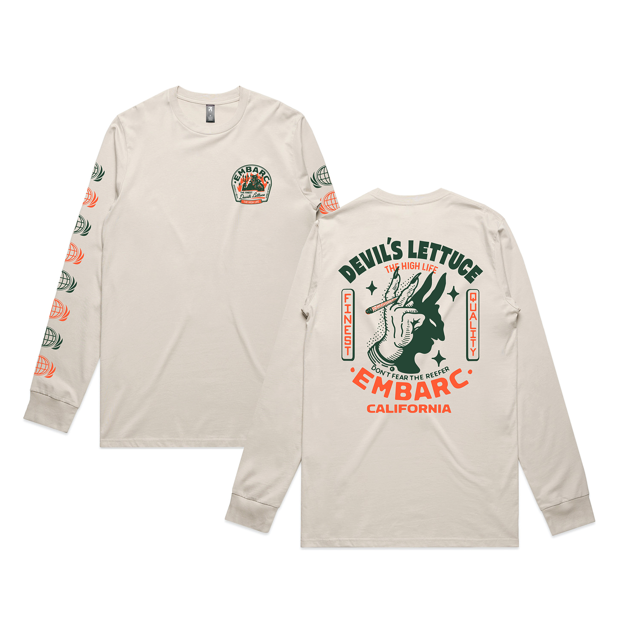 DEVIL'S LETTUCE HIGH LIFE LONG SLEEVE [2XL] BONE - 2XL product image