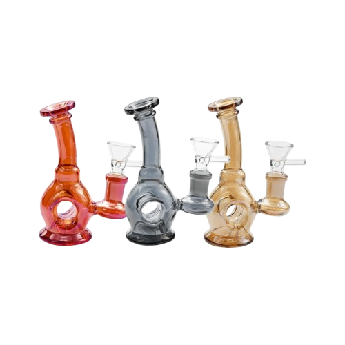 5" SUPER SHINE DONUT WATER PIPE - ONE SIZE product image