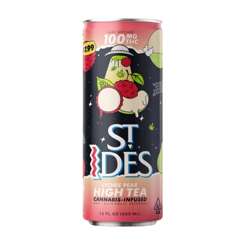 HIGH TEA 12FLOZ [100MG] PEAR LYCHEE TEA - 100 MG product image