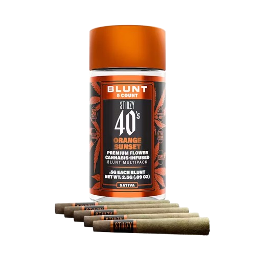 INFUSED 40'S MINI BLUNT 5PK [2.5G] ORANGE SUNSET - 2.5 G - 5 PACK