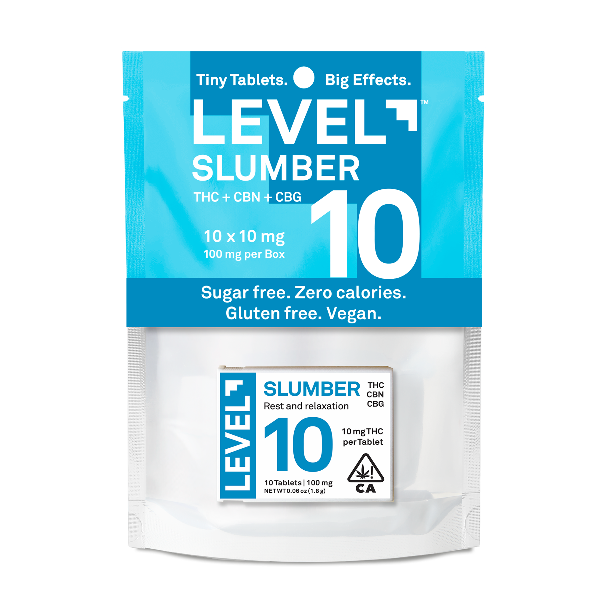 LEVEL 10 TABLET 10PK [100MG] 10:5:3 THC:CBN:CBG SLUMBER - 100 MG - 10 PACK product image