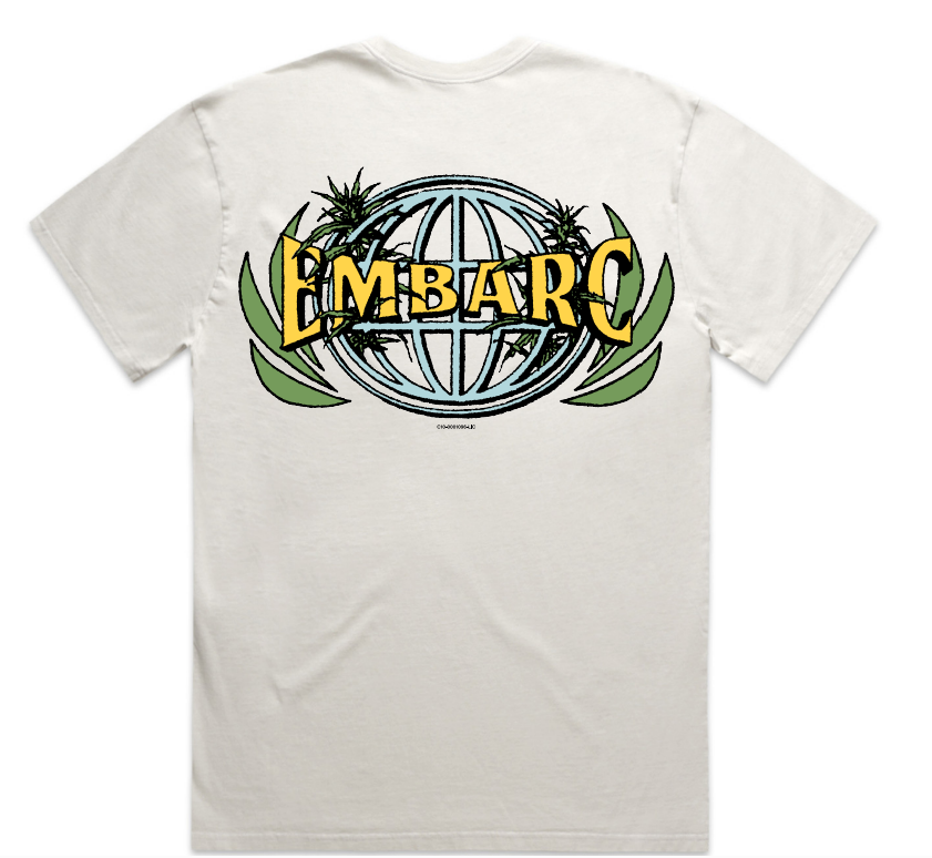 EMBARC GLOBE SHORT SLEEVE WHITE [M] - MEDIUM